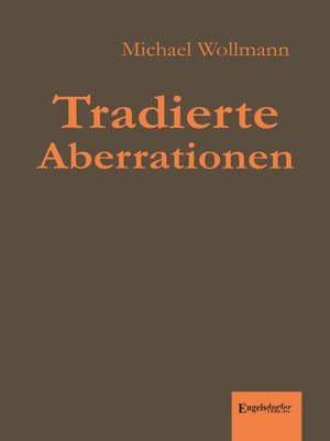 cover image of Tradierte Aberrationen